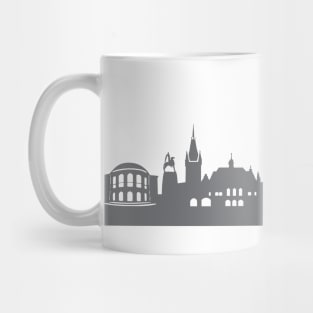 Freiburg in gray Mug